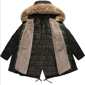 TIENFOOK SMALL Men Parka Jacket Winter Coat